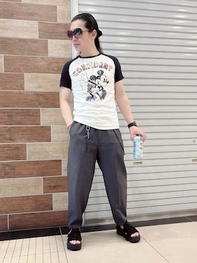 「アイテム（その他）」を使った、FUMY さん（メンズ・165cm）の夏コーディネート