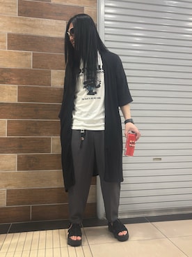 「Disney（ディズニー）のアイテム」を使った、FUMY さん（メンズ・165cm）の夏コーディネート