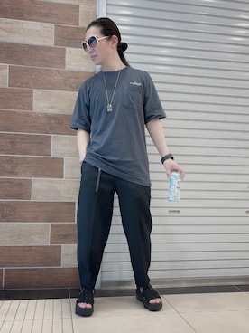 「アイテム（その他）」を使った、FUMY さん（メンズ・165cm）の夏コーディネート