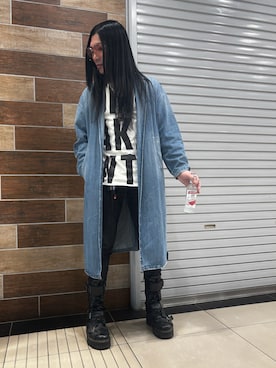 「H&M（エイチ・アンド・エム）のアイテム」を使った、FUMY さん（メンズ・165cm）の春コーディネート