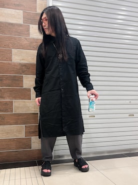 「アイテム（トップス）」を使った、FUMY さん（メンズ・165cm）の秋コーディネート
