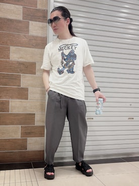 「アイテム（その他）」を使った、FUMY さん（メンズ・165cm）の夏コーディネート