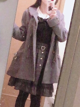 「axes femme（アクシーズファム）のアイテム（その他アウター）」を使った、maroko0608さん（レディース・156cm）の秋コーディネート