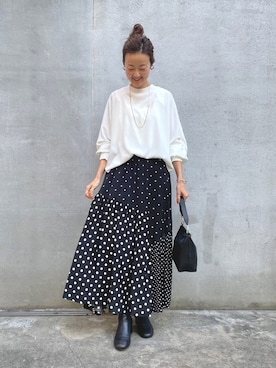 「BEARDSLEY（ビアズリー）のアイテム」を使った、dazaiさん（レディース・166cm）の夏コーディネート