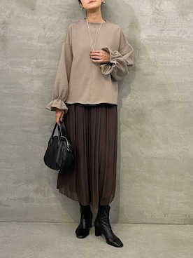 「トレーナー」｜dazaiさん（レディース・166cm）の秋コーディネート