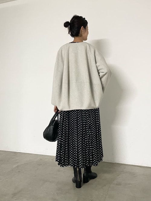 に*あ様 BEARDSLEY 後ろぷっくりウールショートコート BEARDSLEY｜後ろぷっくりウールショートコート | Rakuten