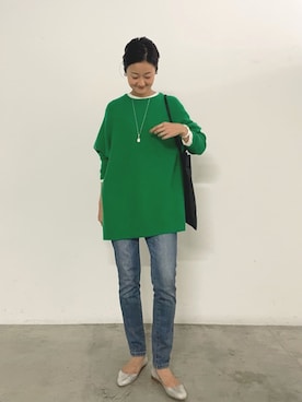「BEARDSLEY（ビアズリー）のアイテム」を使った、dazaiさん（レディース・166cm）の夏コーディネート
