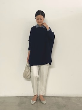 「アイテム（ボストンバッグ）」を使った、dazaiさん（骨格ウェーブ・レディース・166cm）の夏コーディネート