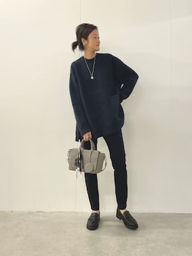 「アイテム（チャーム）」を使った、dazaiさん（レディース・166cm）の秋コーディネート