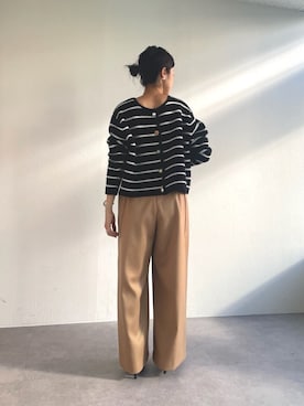 「ボーダートップス」｜dazaiさん（レディース・166cm）の夏コーディネート