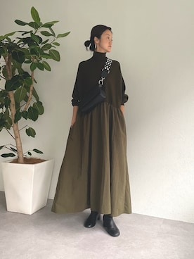 「アイテム（その他）」を使った、dazaiさん（レディース・166cm）の秋コーディネート