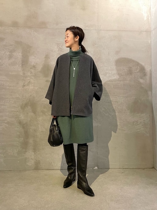 BEARDSLEY ビッグロングタートルネックニット　ビアズリー　チュニック BEARDSLEY（ビアズリー）の「ビッグロングタートルネックニット