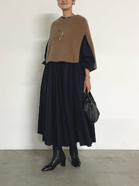 「アイテム（ボストンバッグ）」を使った、dazaiさん（レディース・166cm）の夏コーディネート