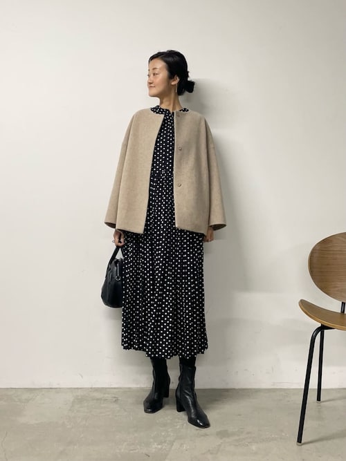 セール】ドットギャザーワンピース（ワンピース）｜BEARDSLEY