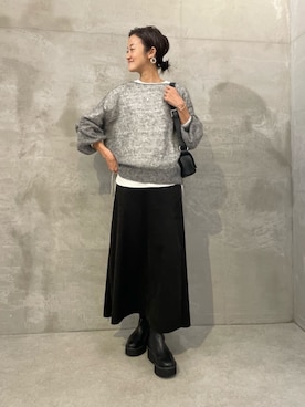 「アイテム（スカート）」を使った、dazaiさん（レディース・166cm）の秋コーディネート