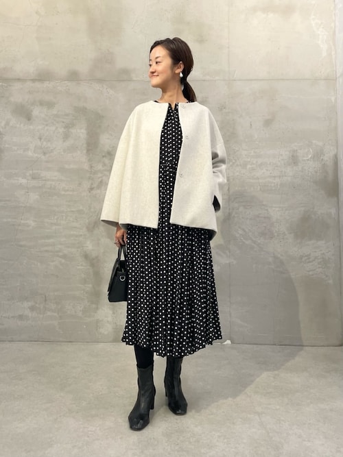 セール】ドットギャザーワンピース（ワンピース）｜BEARDSLEY