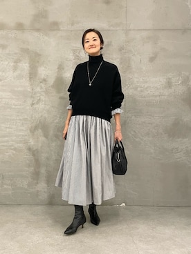 dazaiさん（レディース・166cm）の冬コーディネート