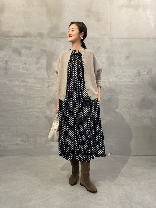 セール】ドットギャザーワンピース（ワンピース）｜BEARDSLEY