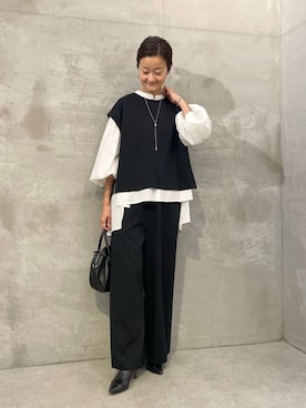 「アイテム（ボストンバッグ）」を使った、dazaiさん（レディース・166cm）の夏コーディネート