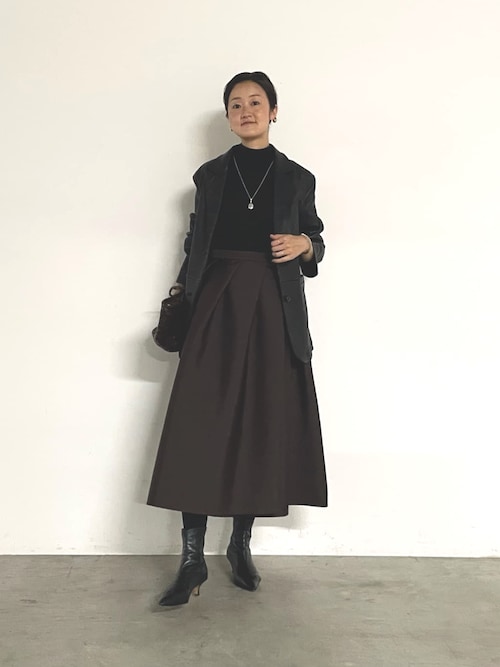 セール】《15 quinze》ストレッチレザージャケット（テーラード