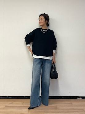 「LIVETART（リヴェタート）のアイテム」を使った、dazaiさん（レディース・166cm）の春コーディネート