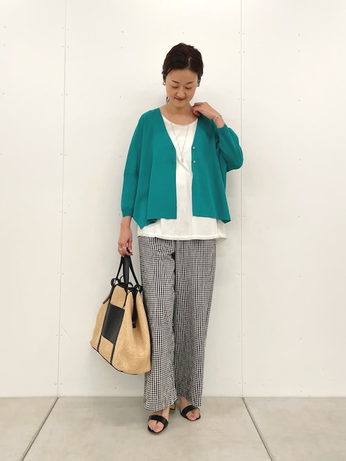 ミント　BEARDSLEY ビアズリー　サラッとカーディガン BEARDSLEY カーディガン サラッとカーディガン レディース