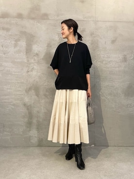 「BEARDSLEY（ビアズリー）のアイテム」を使った、dazaiさん（レディース・166cm）の夏コーディネート
