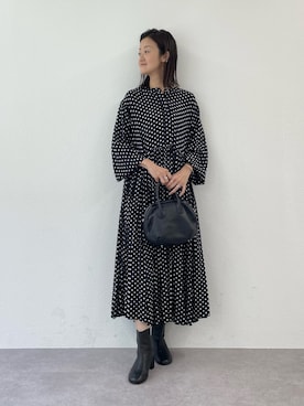 「アイテム（ボストンバッグ）」を使った、dazaiさん（レディース・166cm）の夏コーディネート
