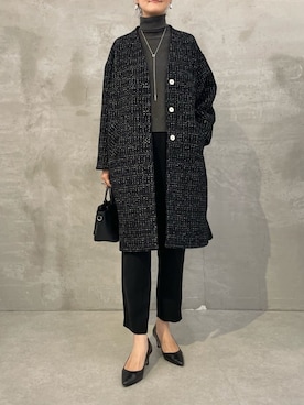 「アイテム（リング）」を使った、dazaiさん（レディース・166cm）の秋コーディネート