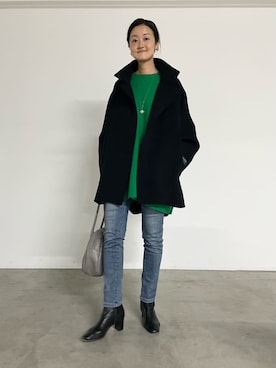 「アイテム（ボストンバッグ）」を使った、dazaiさん（レディース・166cm）の夏コーディネート