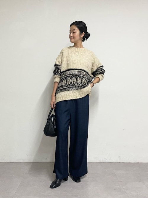 BEARDSLEY（ビアズリー） ニット セーター ビッグフェアアイル柄プル