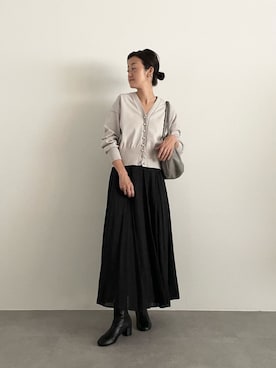 「アイテム（カーディガン/ボレロ）」を使った、dazaiさん（レディース・166cm）の夏コーディネート
