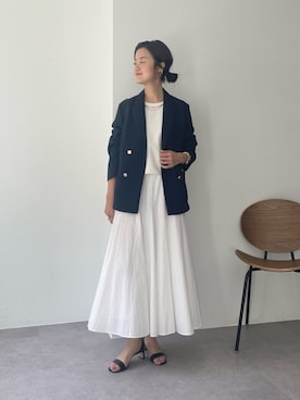 「LIVETART（リヴェタート）のアイテム」を使った、dazaiさん（レディース・166cm）の春コーディネート