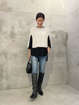 「アイテム（ボストンバッグ）」を使った、dazaiさん（レディース・166cm）の夏コーディネート