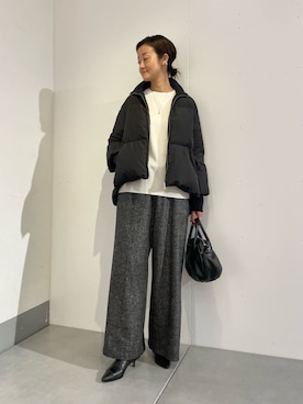 「アイテム（ダウンジャケット/コート）」を使った、dazaiさん（レディース・166cm）の夏コーディネート