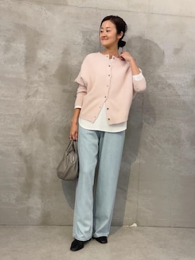 「アイテム（ボストンバッグ）」を使った、dazaiさん（レディース・166cm）の秋コーディネート