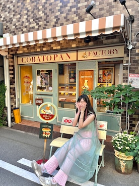 「WC（ダブル シー）のアイテム（スラックス）」を使った、chunn00さん（レディース・169cm）の夏コーディネート