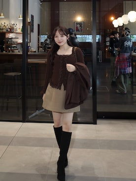「SNIDEL（スナイデル）のアイテム（トップス）」を使った、うさぎさんのふくさん（レディース・154cm）の秋コーディネート