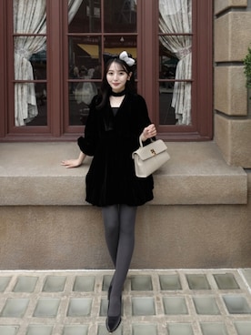 「アイテム（レッグウェア）」を使った、うさぎさんのふくさん（レディース・154cm）の秋コーディネート