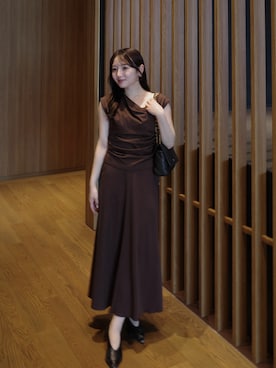 「anuans（アニュアンス）のアイテム」を使った、うさぎさんのふくさん（レディース・154cm）の秋コーディネート