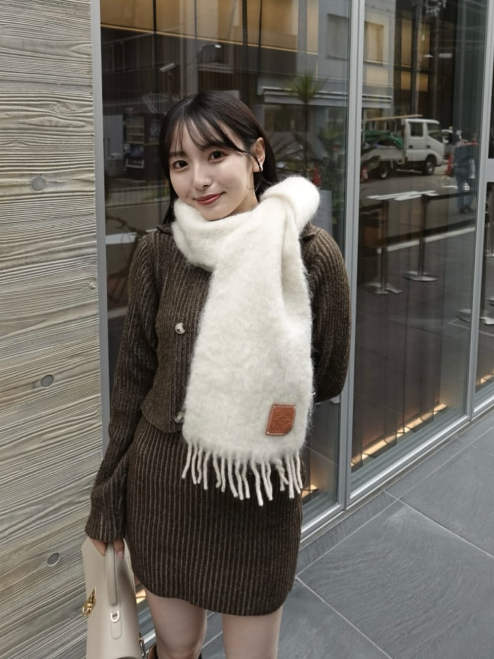 LOEWE（ロエベ）の「スカーフ ( ウール&モヘア)（マフラー）」 - WEAR