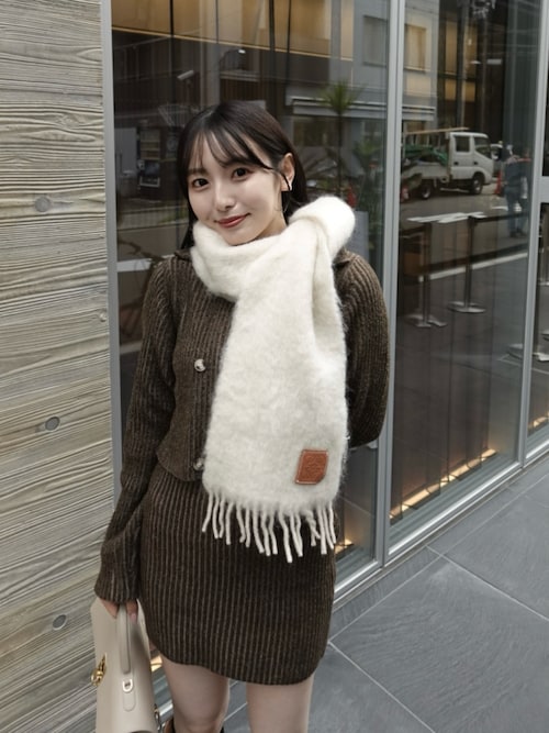 LOEWE（ロエベ）の「スカーフ ( ウール&モヘア)（マフラー）」 - WEAR