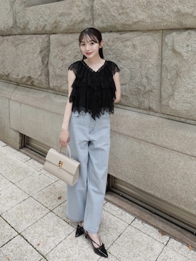 「アイテム（パンプス）」を使った、うさぎさんのふくさん（レディース・154cm）の夏コーディネート