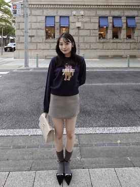 「アイテム（レッグウェア）」を使った、うさぎさんのふくさん（レディース・154cm）の秋コーディネート