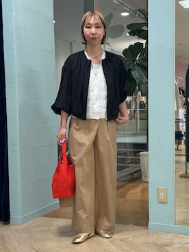 「grace grace （グラスグラス）のアイテム」を使った、nol tsujiさん（レディース・164cm）の春コーディネート