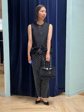 「アイテム（カチューシャ）」を使った、nol tsujiさん（レディース・164cm）の秋コーディネート