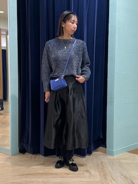 「アイテム（カチューシャ）」を使った、nol tsujiさん（レディース・164cm）の冬コーディネート