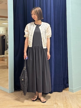「NOLLEY’S（ノーリーズ）のアイテム」を使った、nol tsujiさん（骨格ウェーブ・レディース・164cm）の夏コーディネート
