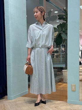 「NOLLEY’S（ノーリーズ）のアイテム（トップス）」を使った、nol tsujiさん（レディース・164cm）の春コーディネート