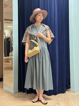 「NOLLEY’S（ノーリーズ）のアイテム」を使った、nol tsujiさん（骨格ウェーブ・レディース・164cm）の夏コーディネート